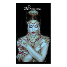 CARTES DE VISITE DE PRINCESSE PORTRAITS MARKETING CARTES DE VISITE PERSONNELLES