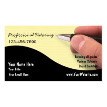 Cartes de visite de professeur cartes de visite professionnelles