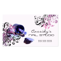 Cartes de visite de salon de beauté de technicien  modèles de cartes de visite