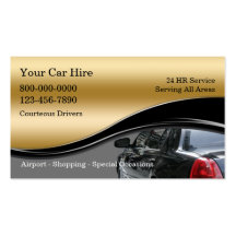 Cartes de visite de taxi modèles de cartes de visite