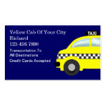 Cartes de visite de taxi modèle de carte de visite