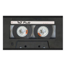 Cartes de visite d'enregistreur à cassettes pour l modèle de carte de visite