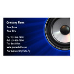 Cartes de visite du DJ Modèles De Cartes De Visite