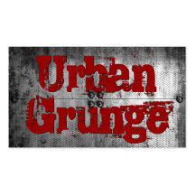 Cartes de visite grunges urbains de regard en méta cartes de visite professionnelles