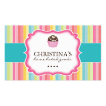 Cartes de visite lunatiques de boule de gâteau cartes de visite professionnelles