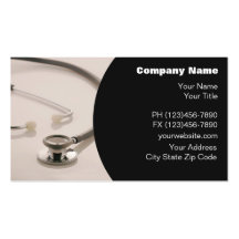Cartes de visite médicaux cartes de visite personnelles