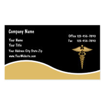 Cartes de visite médicaux cartes de visite professionnelles