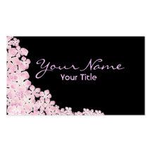 Cartes de visite orientaux roses faits sur command cartes de visite professionnelles