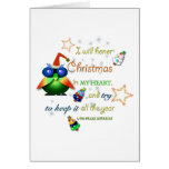 Cartes de voeux de Noël : Hibou