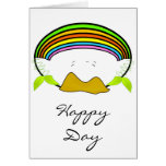 cartes de voeux heureuses de jour