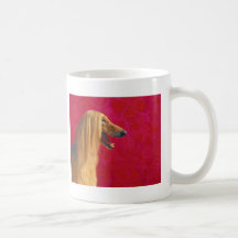 Cartes et cadeaux de lévrier afghan mugs à café