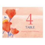 Cartes postales de nombre de Tableau de mariage de