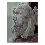Cartes postales de singe de Cthulhu