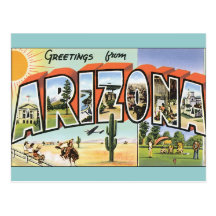 Cartes postales vintages Arizona