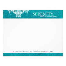 Cartes pour notes élégants de spa et de salon cartons d'invitation