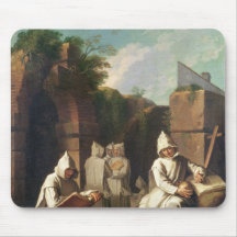 Carthusian Monks in Meditation Mousepads