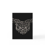 Cartier Jewellery Necklace ~ Greeting / Note Card