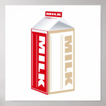carton of whole milk posters