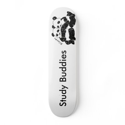 cartoon_19, Study Buddies Skate Deck by railsrus