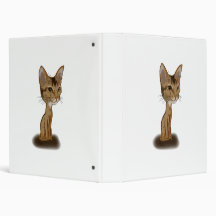 Cartoon Aby 3 Ring Binders