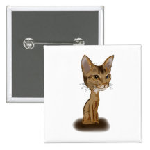 Cartoon Aby Pinback Buttons