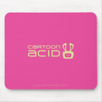 Cartoon Acid Mousepad (Pink) mousepads