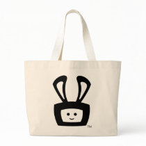 Cartoon Acid Oscar Bunny Tote Bag bags