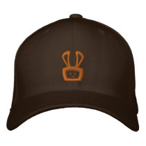 Cartoon Acid Oscar the Bunny (Brown Logo) embroidered hats