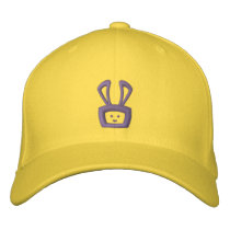 Cartoon Acid Oscar the Bunny Hat (Purple Logo) embroidered hats