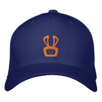 Cartoon Acid Oscar the Bunny (Orange Logo) embroidered hats