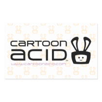 Cartoon Acid Stickers (Black) stickers