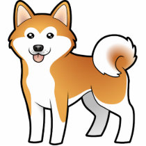 Cartoon Akita Inu / Shiba Inu