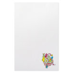 cartoon aliens and bunnies funny vector stationery paper