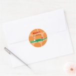 Cartoon Alligator Custom Gift Favour Label Sticker