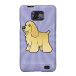 Cartoon American Cocker Spaniel Samsung Galaxy S2 Cover