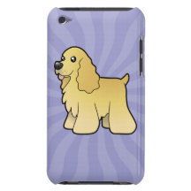 Cartoon American Cocker Spaniel Case-Mate iPod Touch Case
