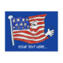 Cartoon American Flag Postcards