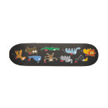 Cartoon Animals Family Fun Custom Skateboard