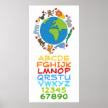 Cartoon Animals Of The World Alphabet Numbers Kids