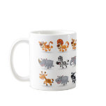Cartoon animals set 1, Cartoon animals set 1 Coffee Mugs