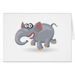 Cartoon baby Elephant Greeting Cards