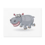 Cartoon baby Hippo Postcard