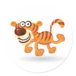 Cartoon baby tiger