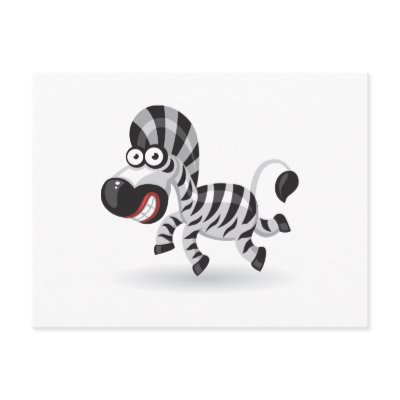 Cartoon baby Zebra by artimatter