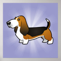 Cartoon Basset Hound