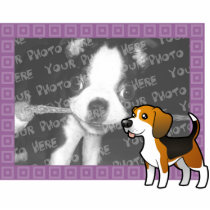 Cartoon Beagle Photo Frame