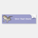 Cartoon Bearded Dragon / Rankin Dragon Bumper Sticker