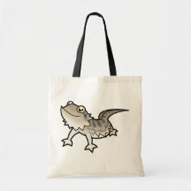 Cartoon Bearded Dragon / Rankin Dragon Canvas Bags