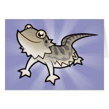 Cartoon Bearded Dragon / Rankin Dragon Cards