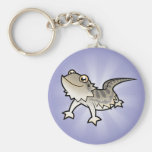 Cartoon Bearded Dragon / Rankin Dragon Keychain